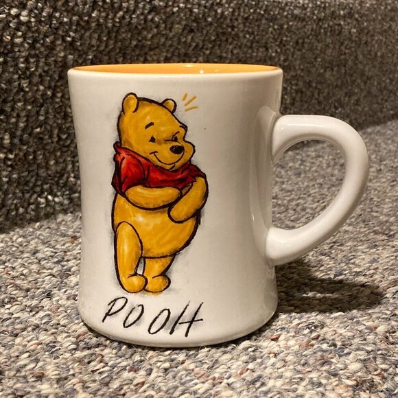 Winnie The Pooh Disney Store Exclusive Sketch Style Large 16oz Coffee Mug - Picture 1 of 6